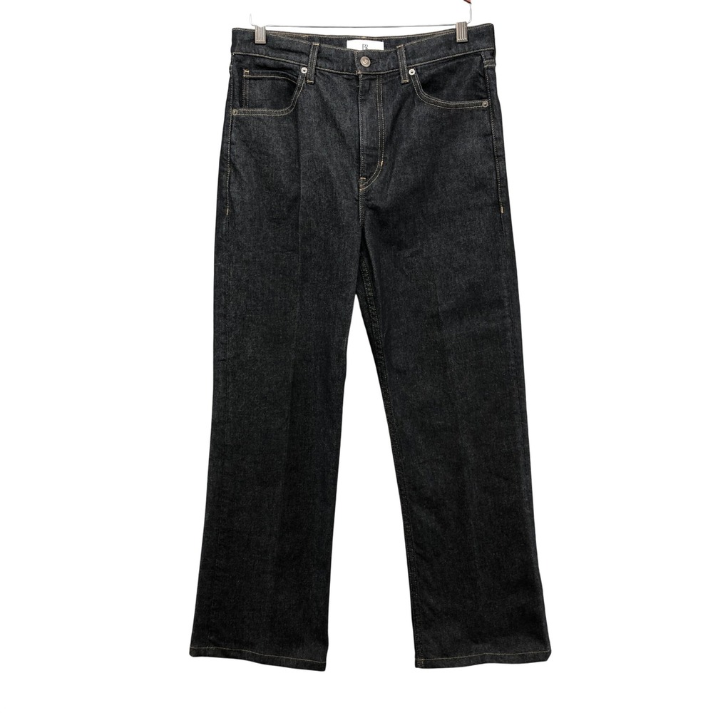Banana Republic Stacked Bootcut Jeans Womens 30 10 Black Rinse Wash 515072